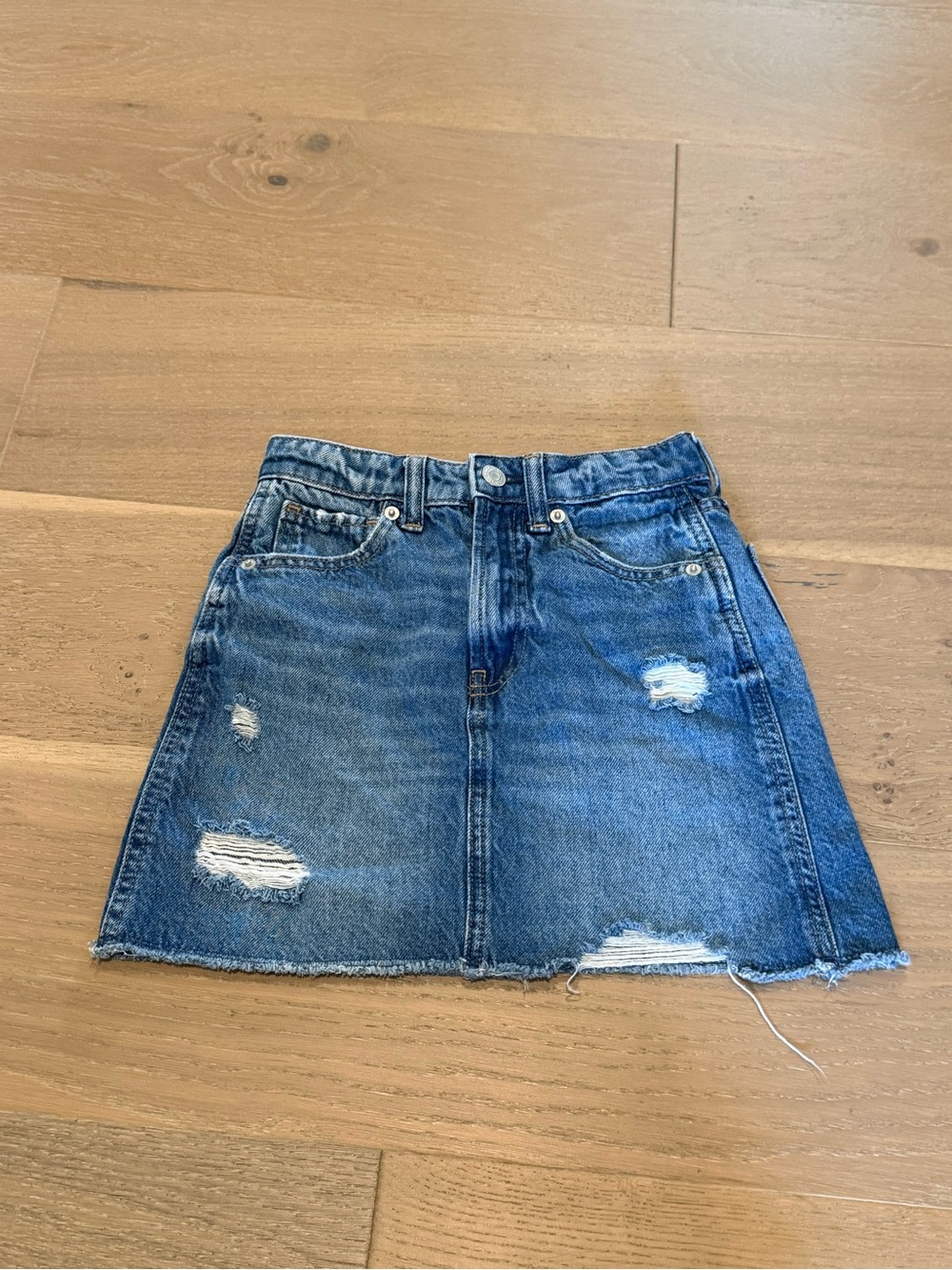 GAP kids 12 SLIM denim mini skirt